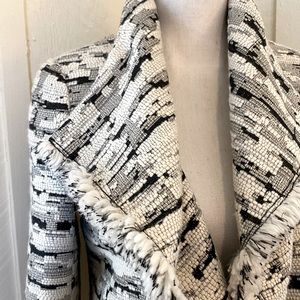 VINCE Open Front Boucle Jacket S M 4 6 LIKE NEW